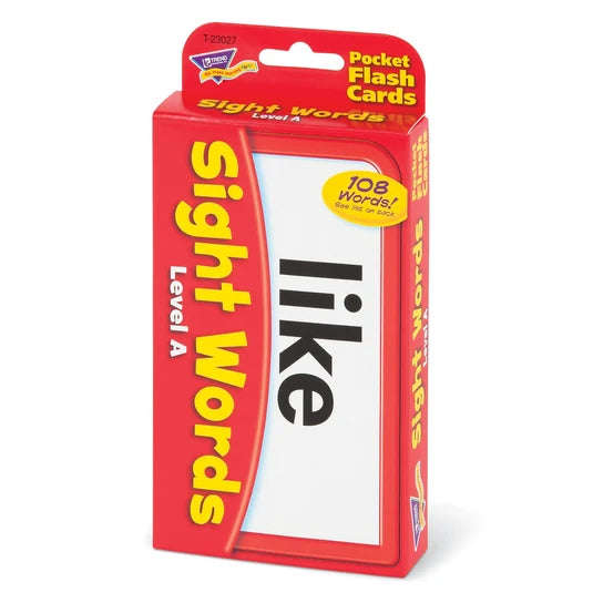 TREND Sight Words – Level A Pocket Flash Cards