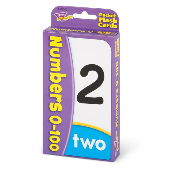 TREND Numbers 0-100 Pocket Flash Cards