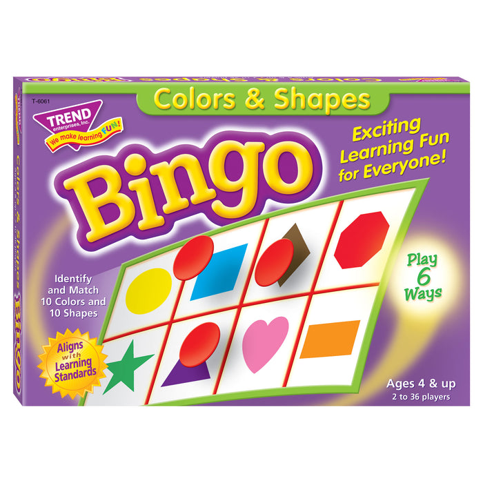 Colors & Shapes Bingo Game product image