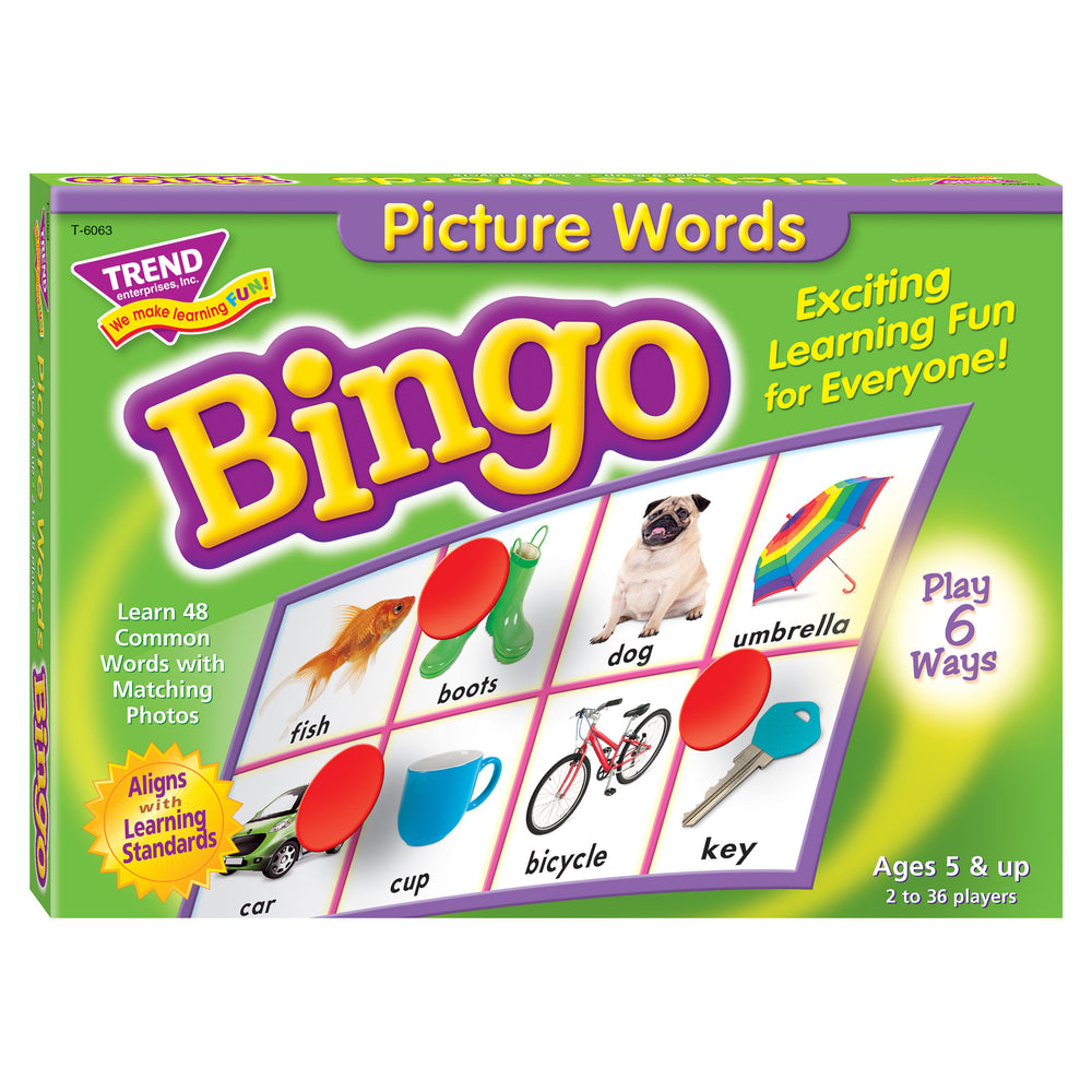 Picture Words Bingo Game product image