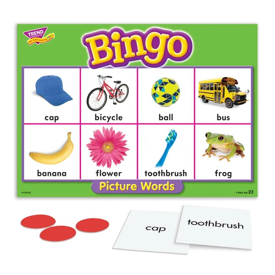 TREND Picture Words Bingo Game