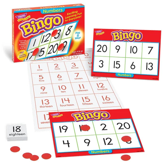 TREND Numbers Bingo Game