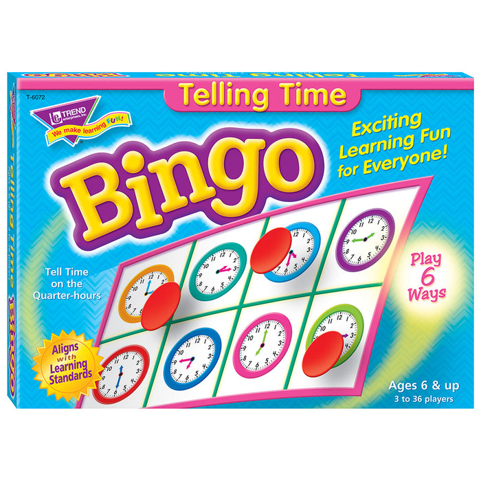 Telling Time Bingo Game product image