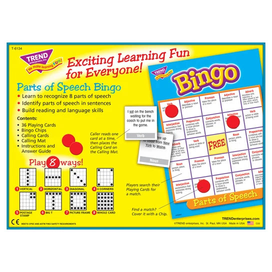 TREND U.S.A. Bingo Game