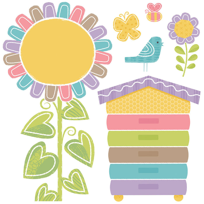 Rainbow Garden Bulletin Board Set product image