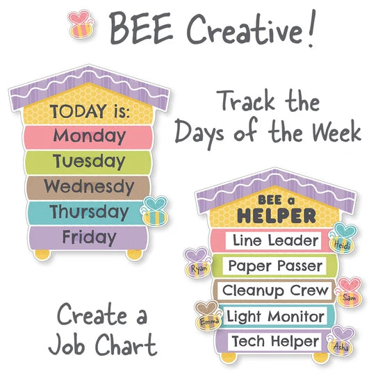 TREND Rainbow Garden Bulletin Board Set