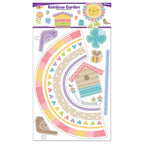TREND Rainbow Garden Bulletin Board Set