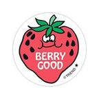 TREND Berry Good, Strawberry scent Retro Scratch 'n Sniff Stinky Stickers®