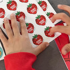 TREND Berry Good, Strawberry scent Retro Scratch 'n Sniff Stinky Stickers®