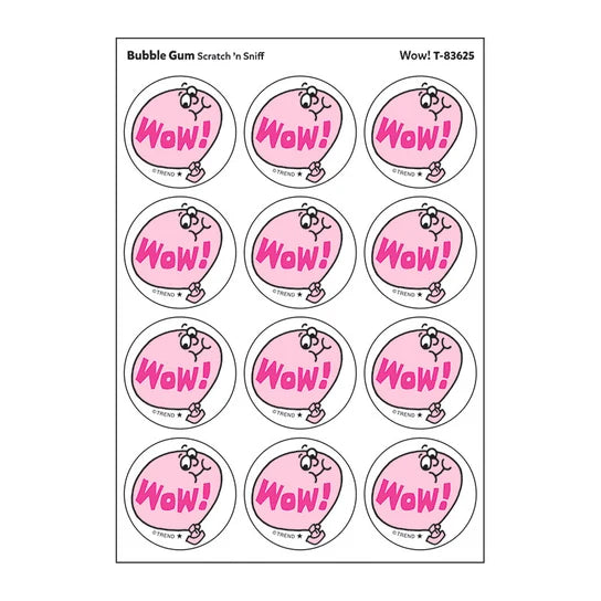 TREND Wow!, Bubble Gum scent Retro Scratch 'n Sniff Stinky Stickers®
