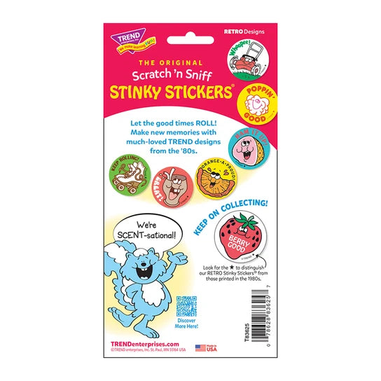 TREND Wow!, Bubble Gum scent Retro Scratch 'n Sniff Stinky Stickers®