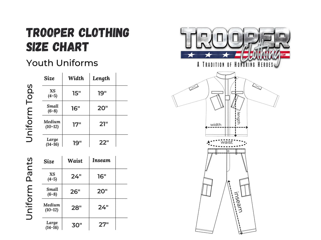 Multicam Youth 3-Piece Uniform Set